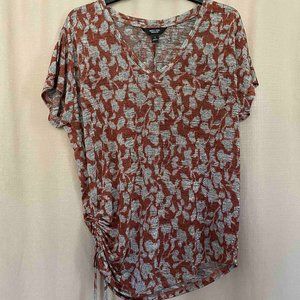 Womens Vera Wang NWOT Top with Side Ruche size S